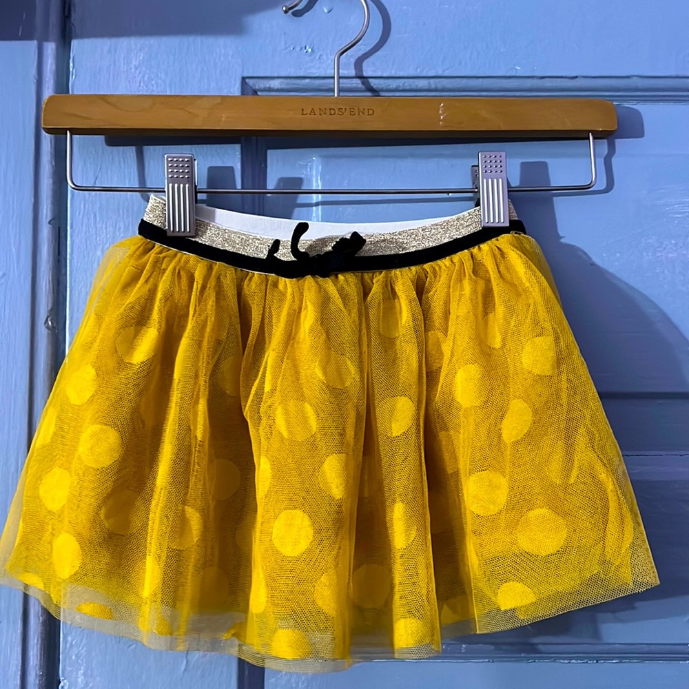 Mustard Tulle Polka Dot Skirt Genuine Kids from Oshkosh
